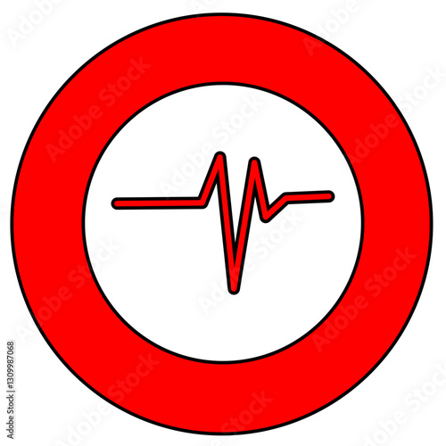 Free Download ECG sign - GFXLoad