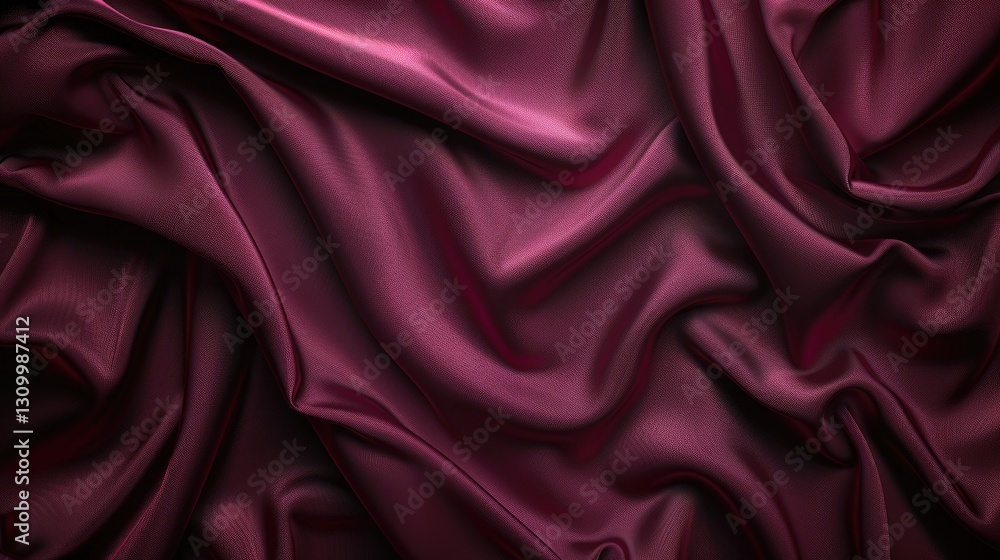 Fototapeta premium Maroon Silk Material for High-Quality Designs