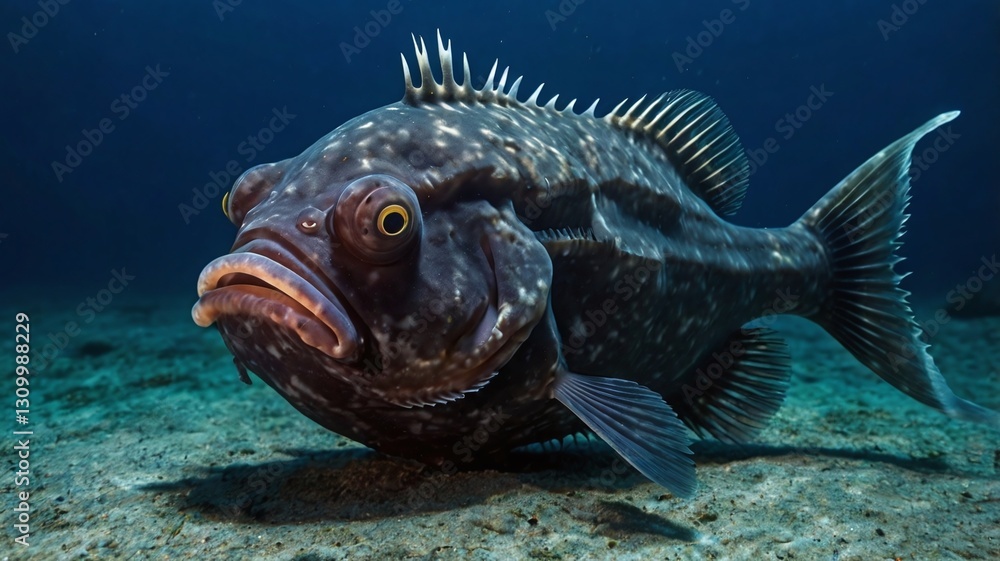 Fototapeta premium Deep sea fish, Anglerfish female