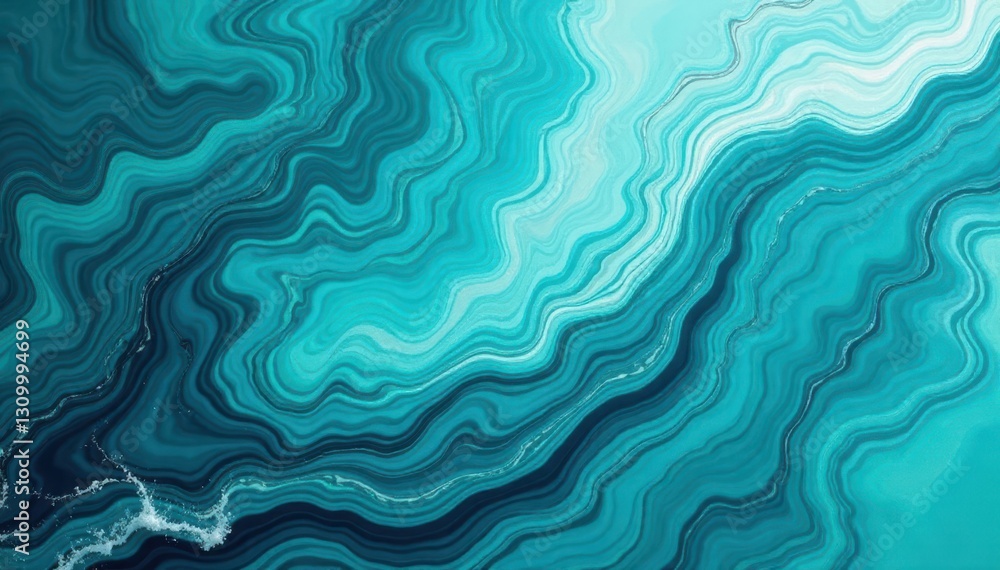 Aegean teal marble swirl, nautical summer textile, abstract, dye, artistic Aegean teal marble swirl, nautical summer textile, abstract, dye, artistic