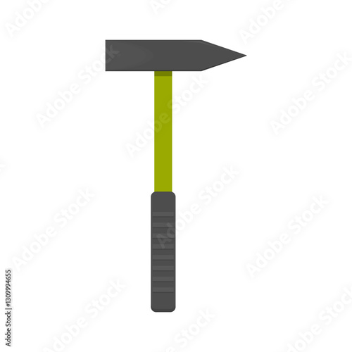 slag hammer. vector illustration. tools. carpenter's tools. carpentry and repair. welding