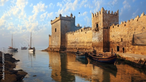 Scenic Overlook of Essaouira: A Historic Marvel by the Atlantic Coast of Morocco