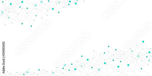 Digital tech artificial intelligence communication background