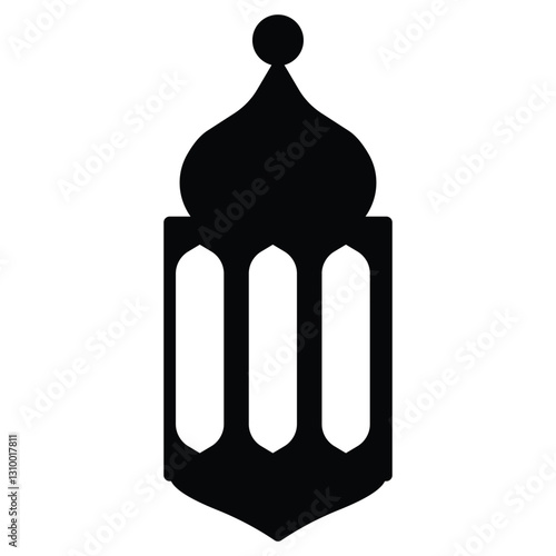 Lantern icon vector 
