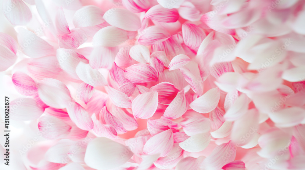 Obraz premium Soft pink and white petals in gentle floral arrangement