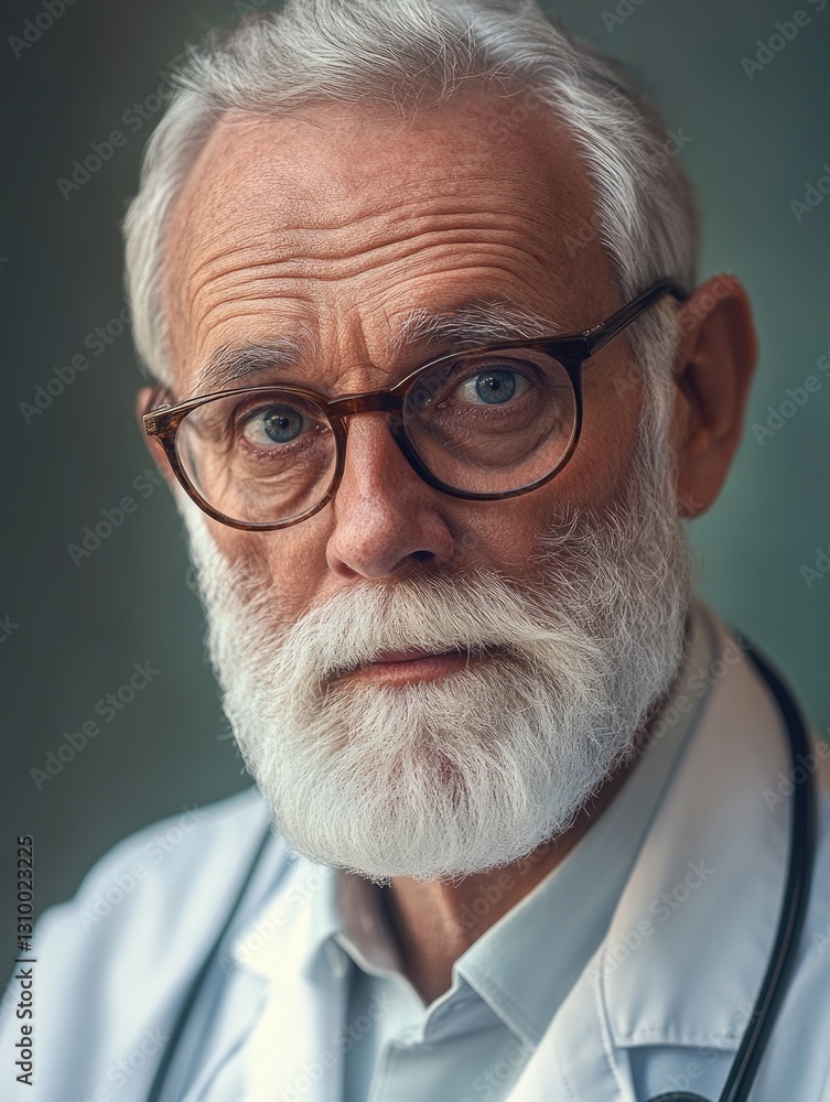 Man with stethoscope