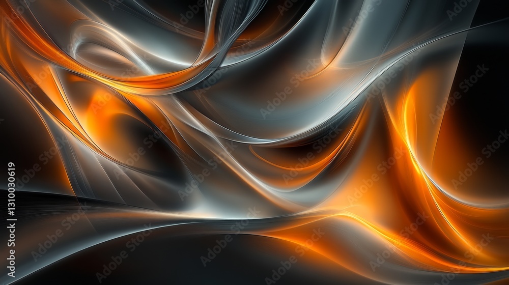 Naklejka premium Dancing flames fire patterns abstract art close-up view creative environment vibrant concept