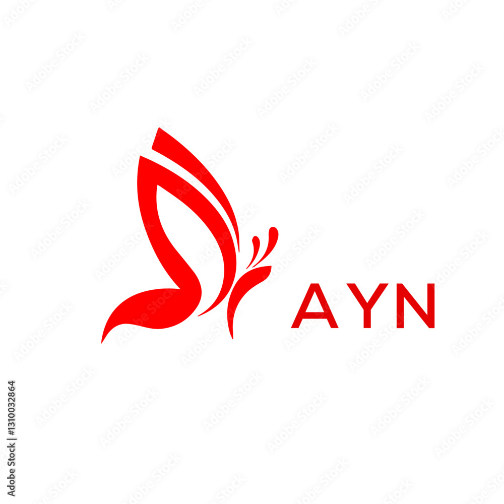 Fototapeta premium AYN Letter Logo, 