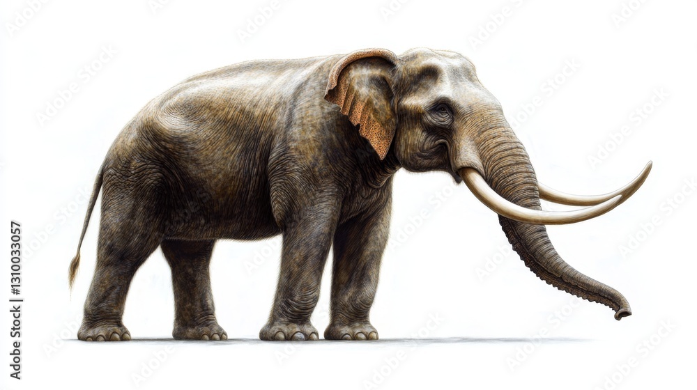 Obraz premium Majestic elephant with large ears and tusks savanna wildlife photography natural habitat close-up african wildlife