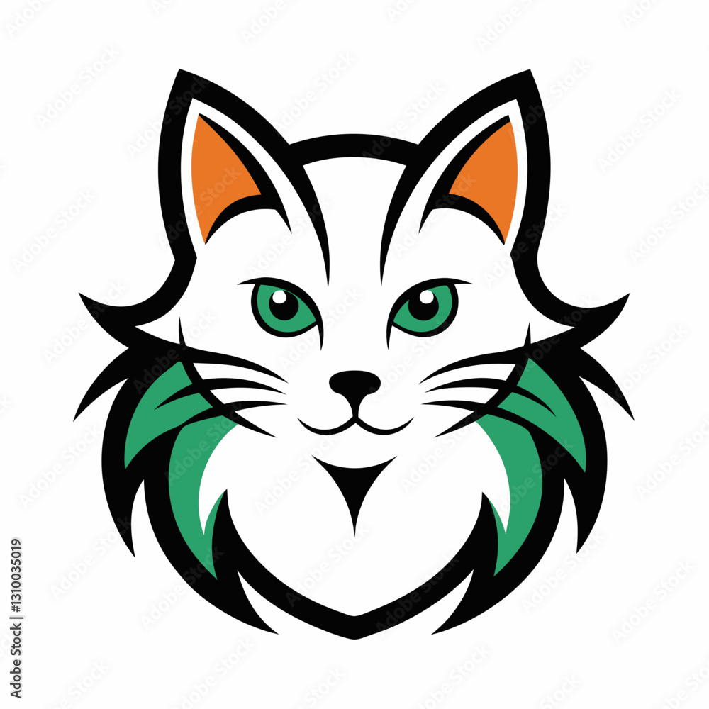 Fototapeta premium Simple Cat Logo Design Collections