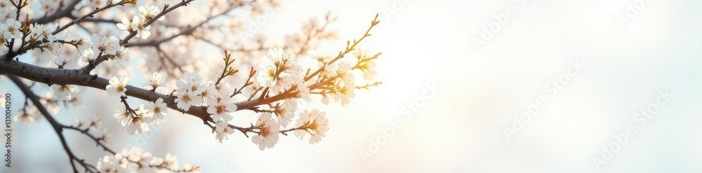 Delicate tree branches against a crisp white background, with soft morning light filtering through, trees, white Delicate tree branches against a crisp white background, with soft morning light filtering through, trees, white
