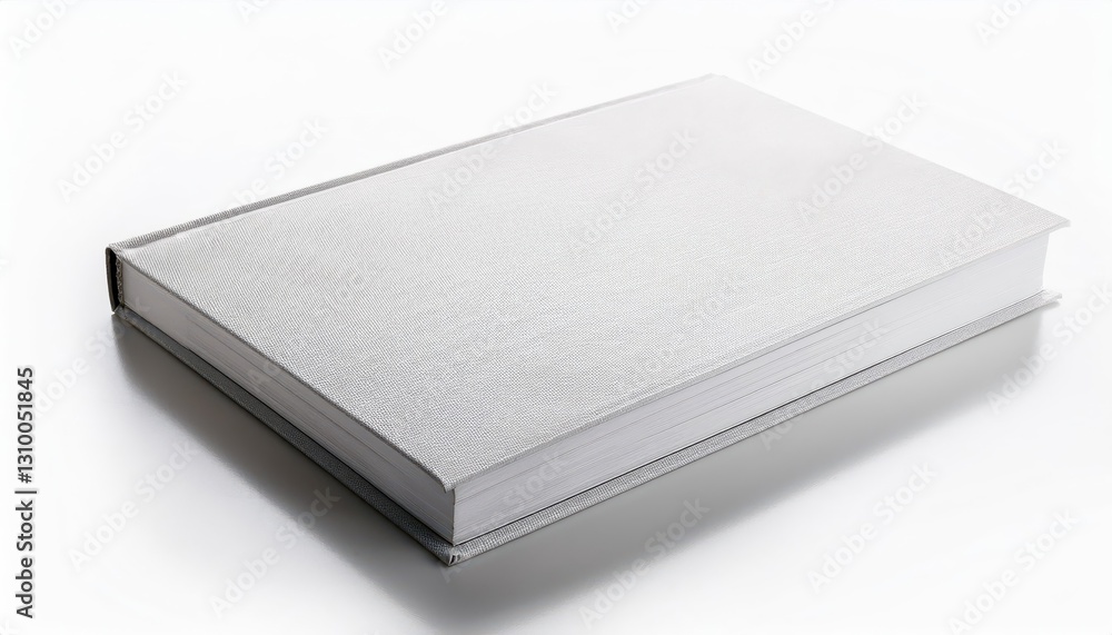 Blank Horizontal Hardcover Book Cover Mockup Against a Pristine White Background at Dusk, Emphasizing Simplicity and Versatility for Designers Seeking a Clean Canvas for Their Artistic Vision Blank Horizontal Hardcover Book Cover Mockup Against a Pristine White Background at Dusk, Emphasizing Simplicity and Versatility for Designers Seeking a Clean Canvas for Their Artistic Vision