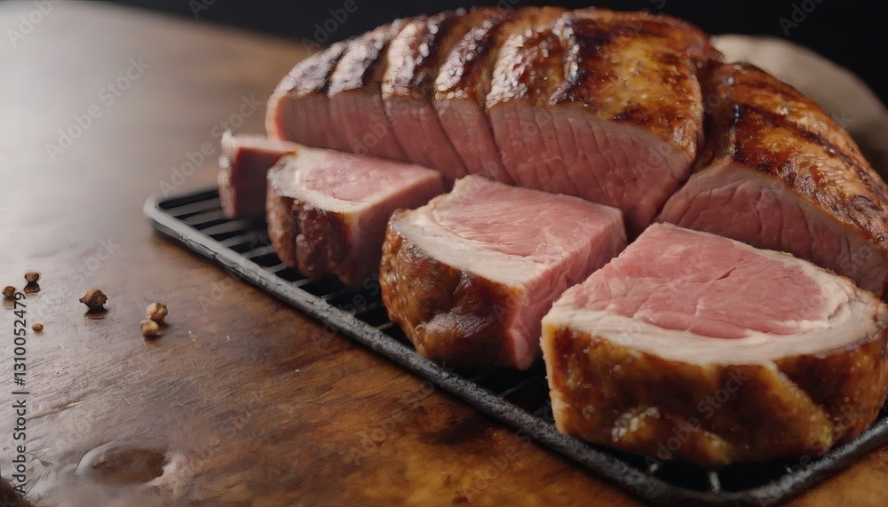 Sous Vide Dry-Aged Steak with Himalayan Salt Crust, Premium Butcher-Cut Meat for Food Bloggers and Culinary Websites Sous Vide Dry-Aged Steak with Himalayan Salt Crust, Premium Butcher-Cut Meat for Food Bloggers and Culinary Websites