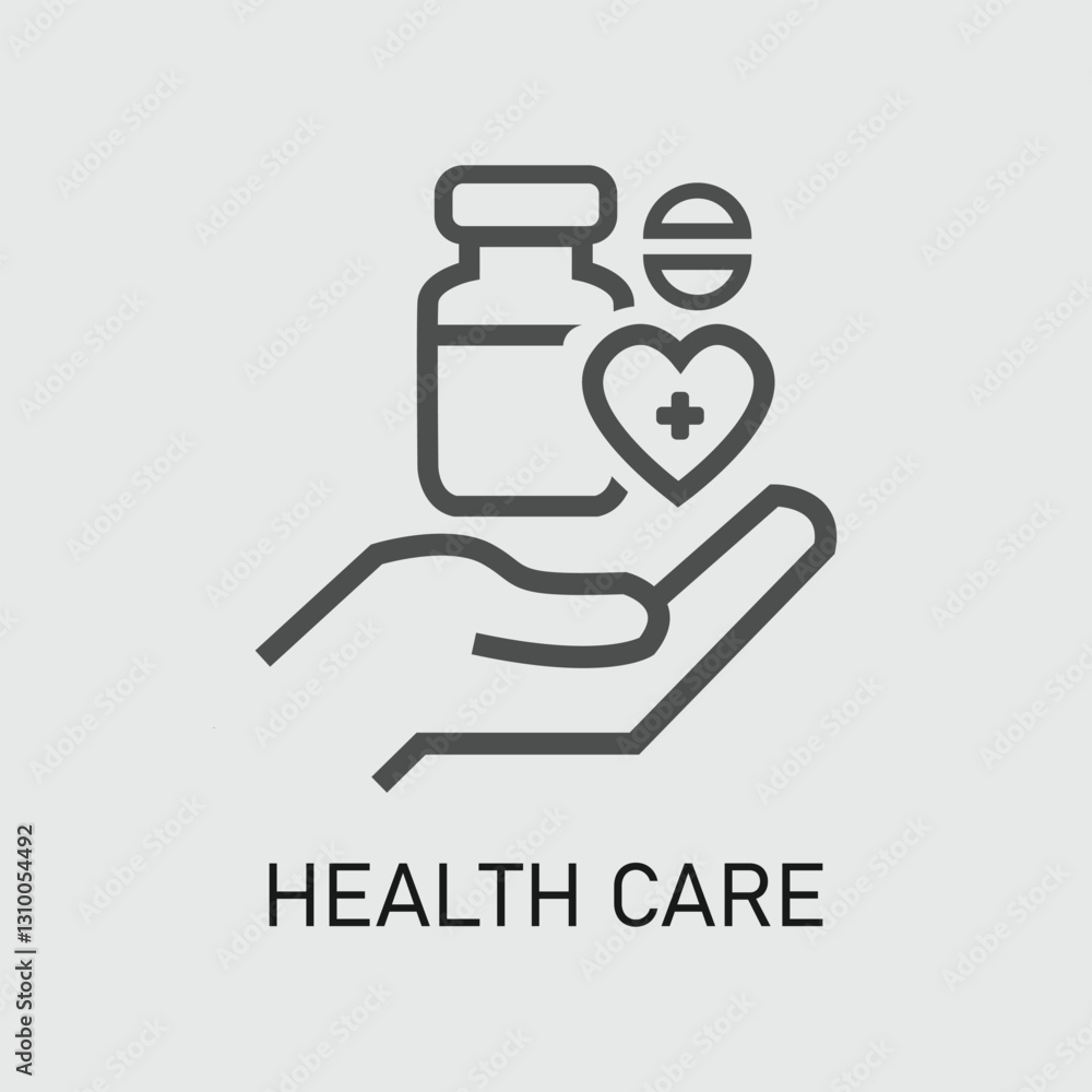 Medical Icons, Ideal for Healthcare and Hospital Themes - Flat Vector Illustration Medical Icons, Ideal for Healthcare and Hospital Themes - Flat Vector Illustration