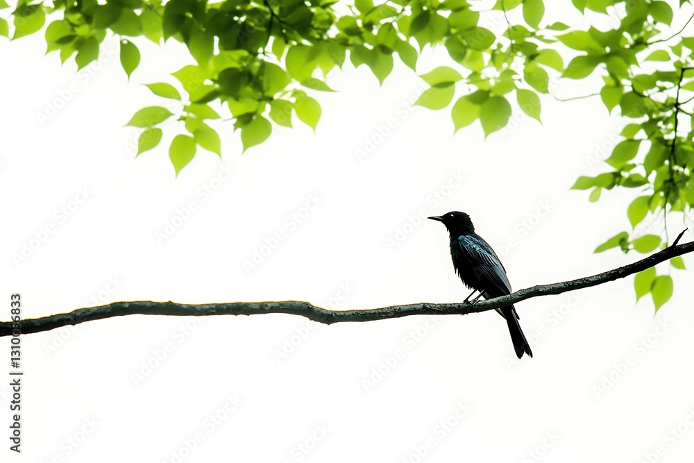 A Majestic Bird Perched on a Branch A Majestic Bird Perched on a Branch