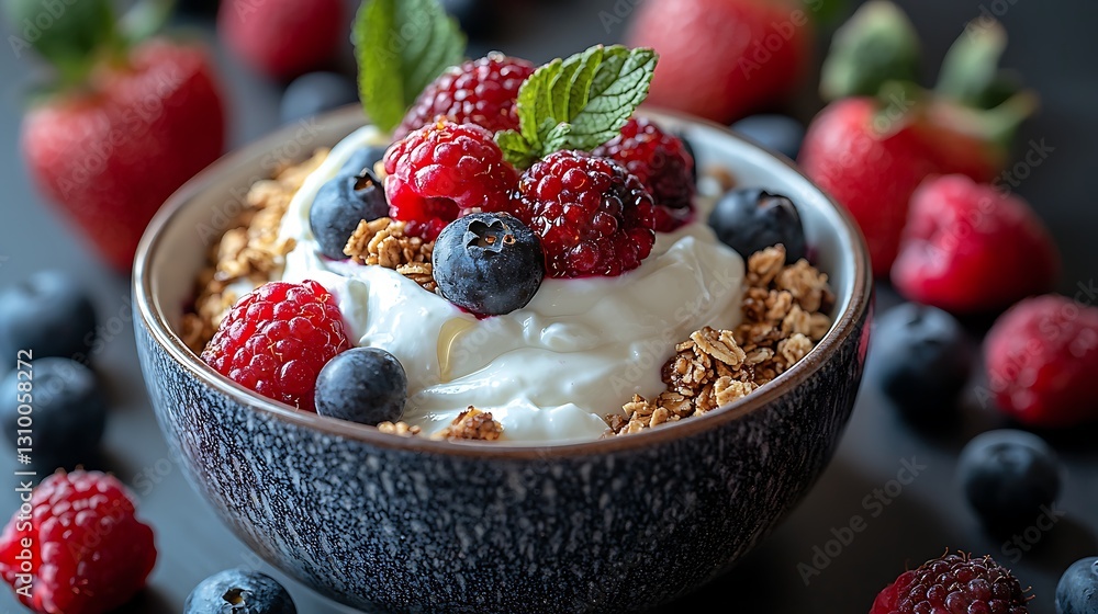 Berry Yogurt Granola Bowl (1) Berry Yogurt Granola Bowl (1)