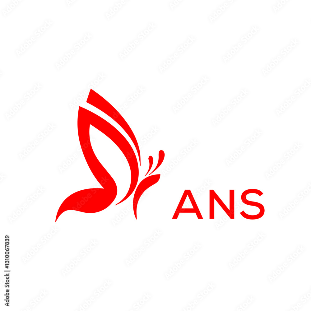 Obraz premium ANS Letter Logo