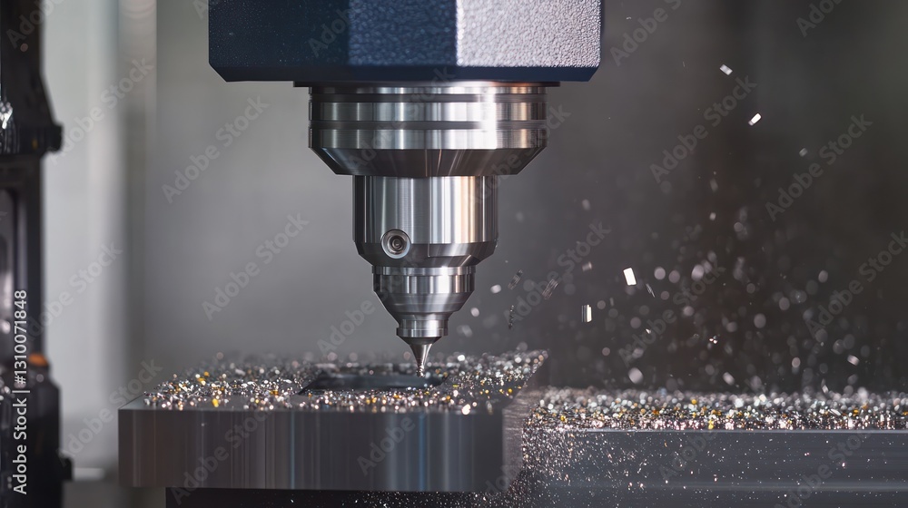 CNC Milling Machine in Action CNC Milling Machine in Action