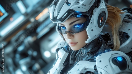 Future Soldier: A Cyborg Warrior Gaze From Tomorrow's Edge