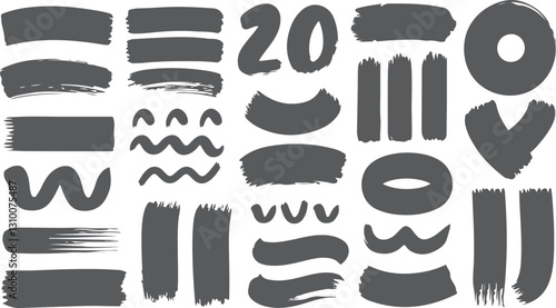 set of mustaches and accessories