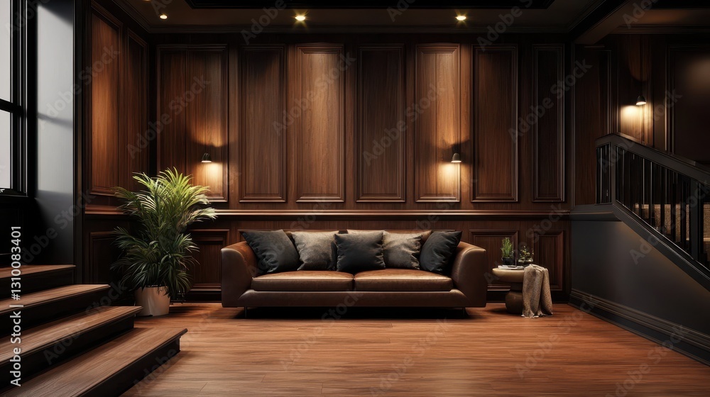 Modern living room featuring elegant interior design.
