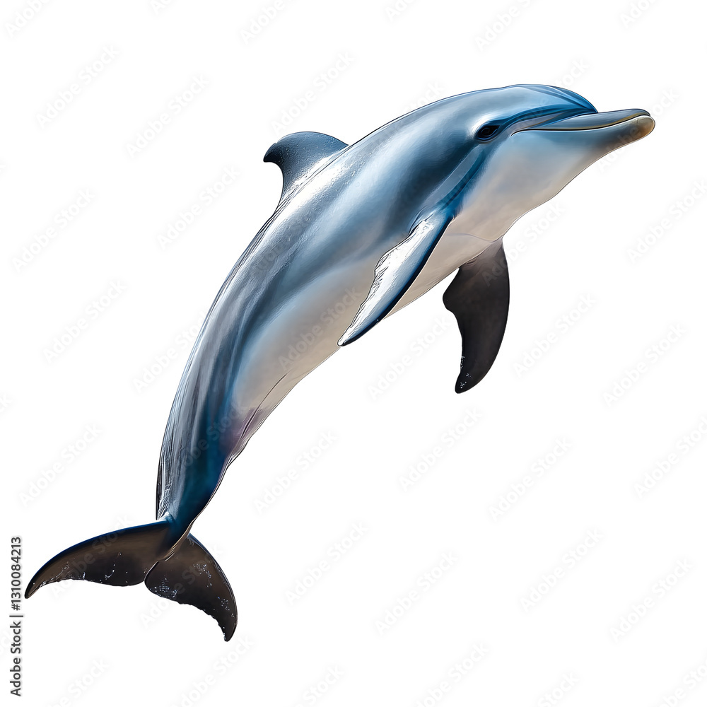 Obraz premium dolphin on a transparent background png isolated Generative Ai