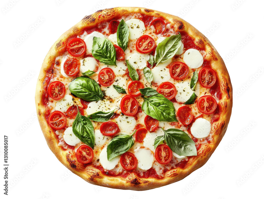Isolated Classic Margherita Pizza Isolated Classic Margherita Pizza