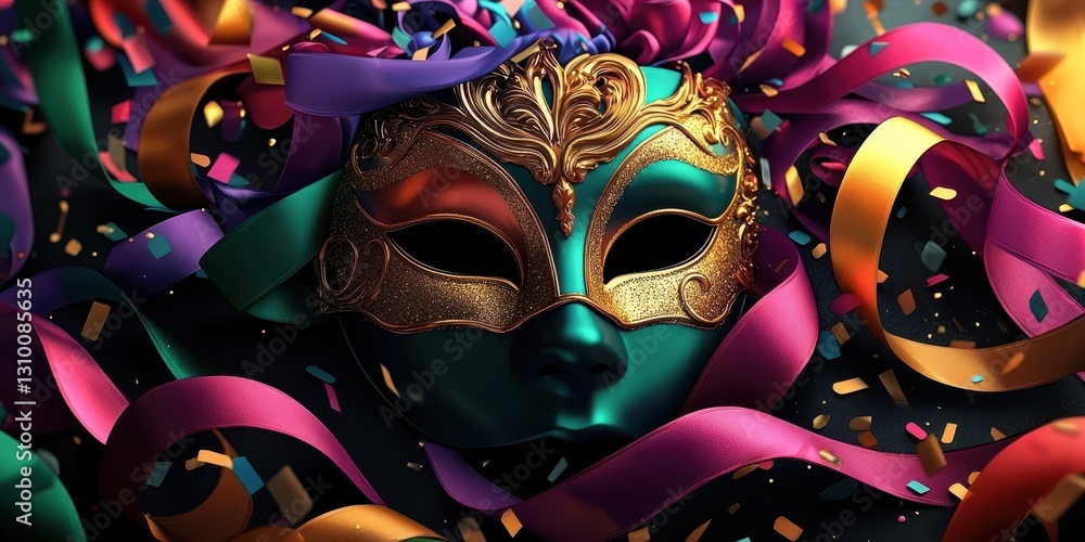 Eye-catching decorations that enhance the elegance of a carnival theme.