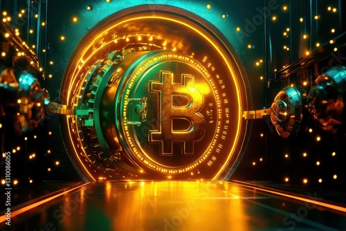 An image showcasing the protection of crypto assets in the digital realm. 