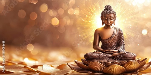 Ethereal Light Bokeh Enriches the Spiritual Atmosphere