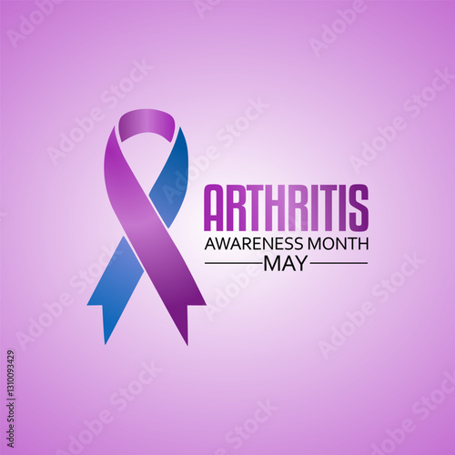 vector graphic of arthritis awareness month for arthritis awareness month celebration.