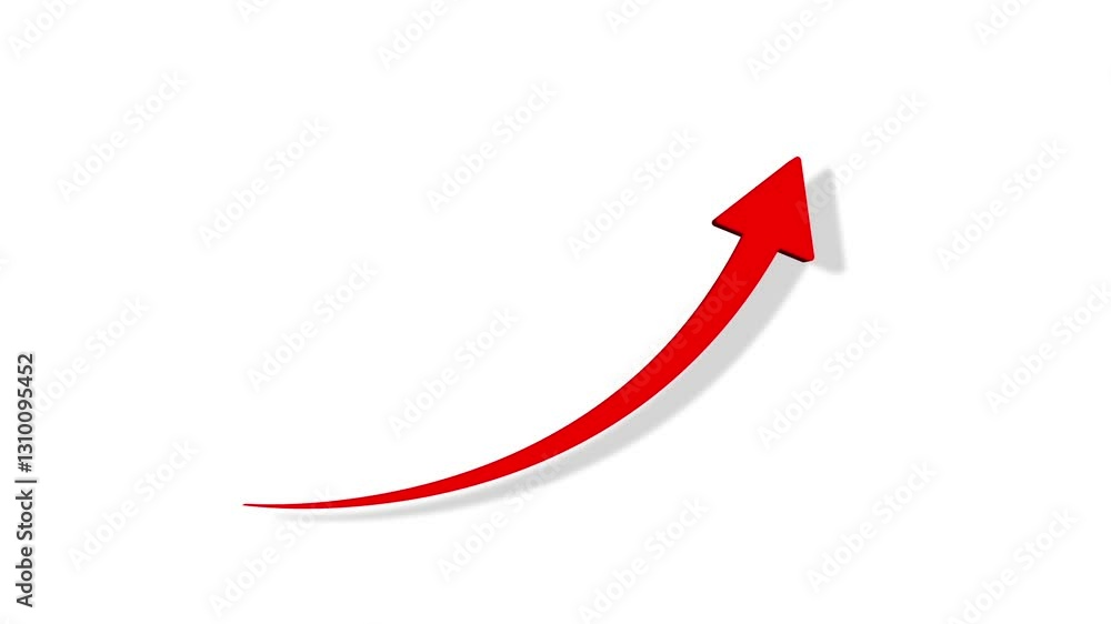 3D rising graph Arrow, Inflation, Rising Prices, Economic Crisis, Financial Growth Alpha Matte Channel for on whit Background, Graph Chart 3D rising graph Arrow, Inflation, Rising Prices, Economic Crisis, Financial Growth Alpha Matte Channel for on whit Background, Graph Chart