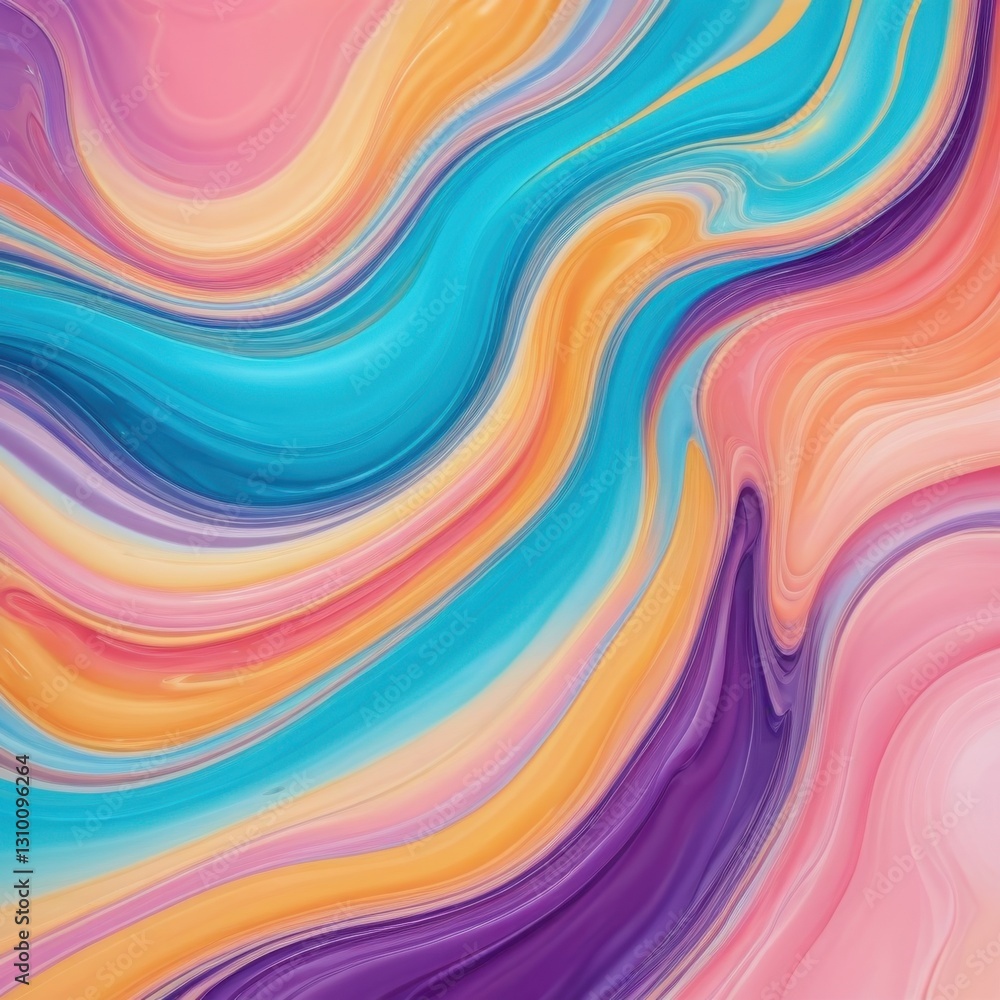 Abstract Art with Vibrant Hues Abstract Art with Vibrant Hues