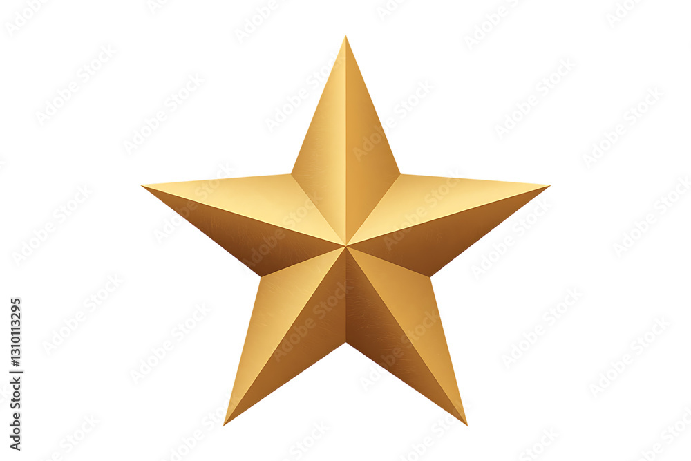 golden star isolated on white background golden star isolated on white background