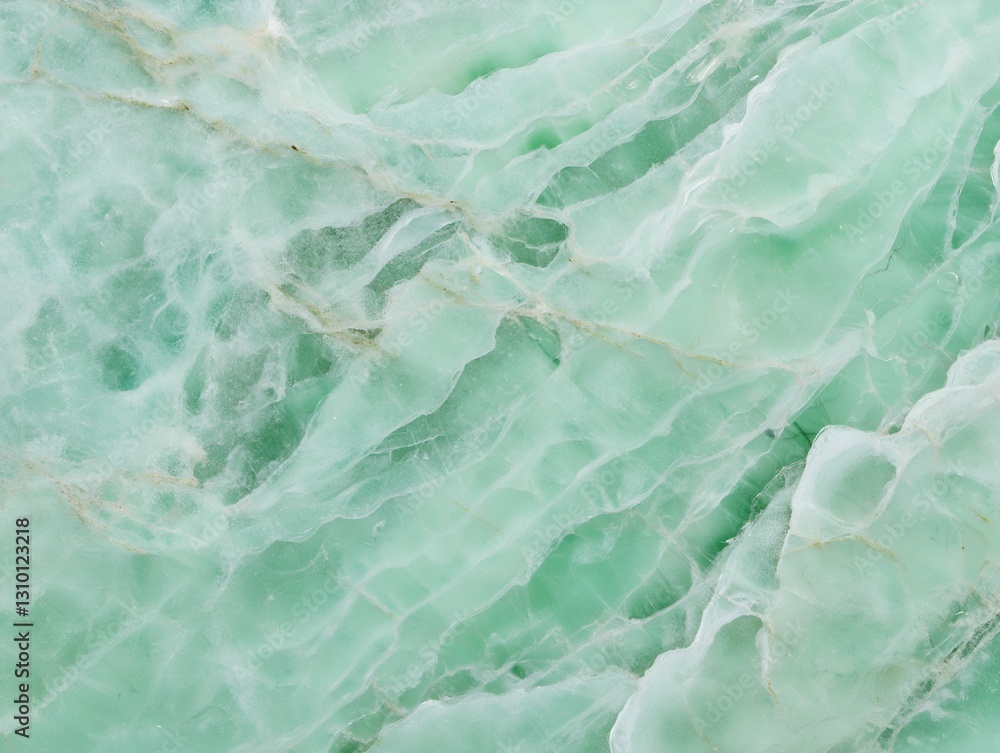 Obraz premium Aventurine texture background showcasing beautiful minerals with flowing patterns and rich green hues