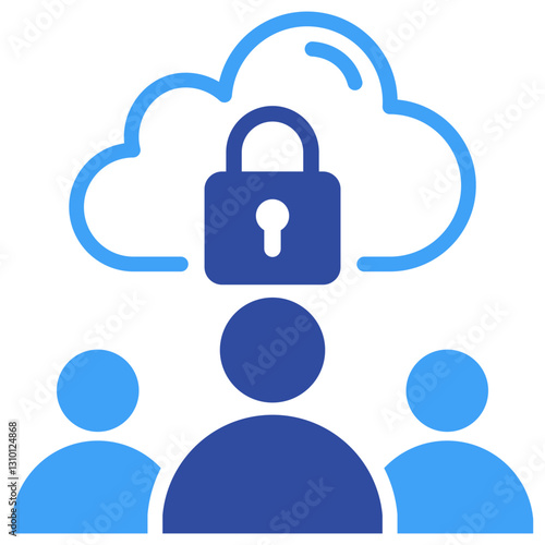 Secure Cloud Icon