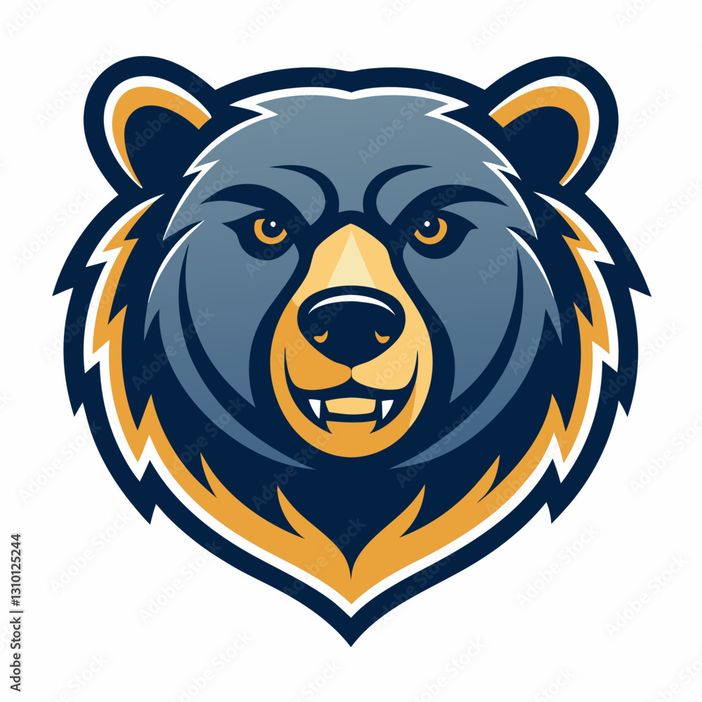 Obraz premium Simple Bear Logo Design Collections