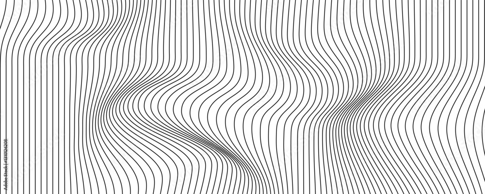 Simple Minimal Wavy Line Pattern Background Simple Minimal Wavy Line Pattern Background