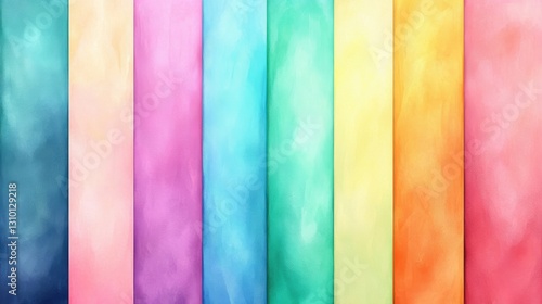 Free Download A vibrant array of watercolor textures featuring soft gradients in shades of blue, pink, yellow, green, and orange, perfect for backgrounds in design projects, social media graphics - GFXLoad
