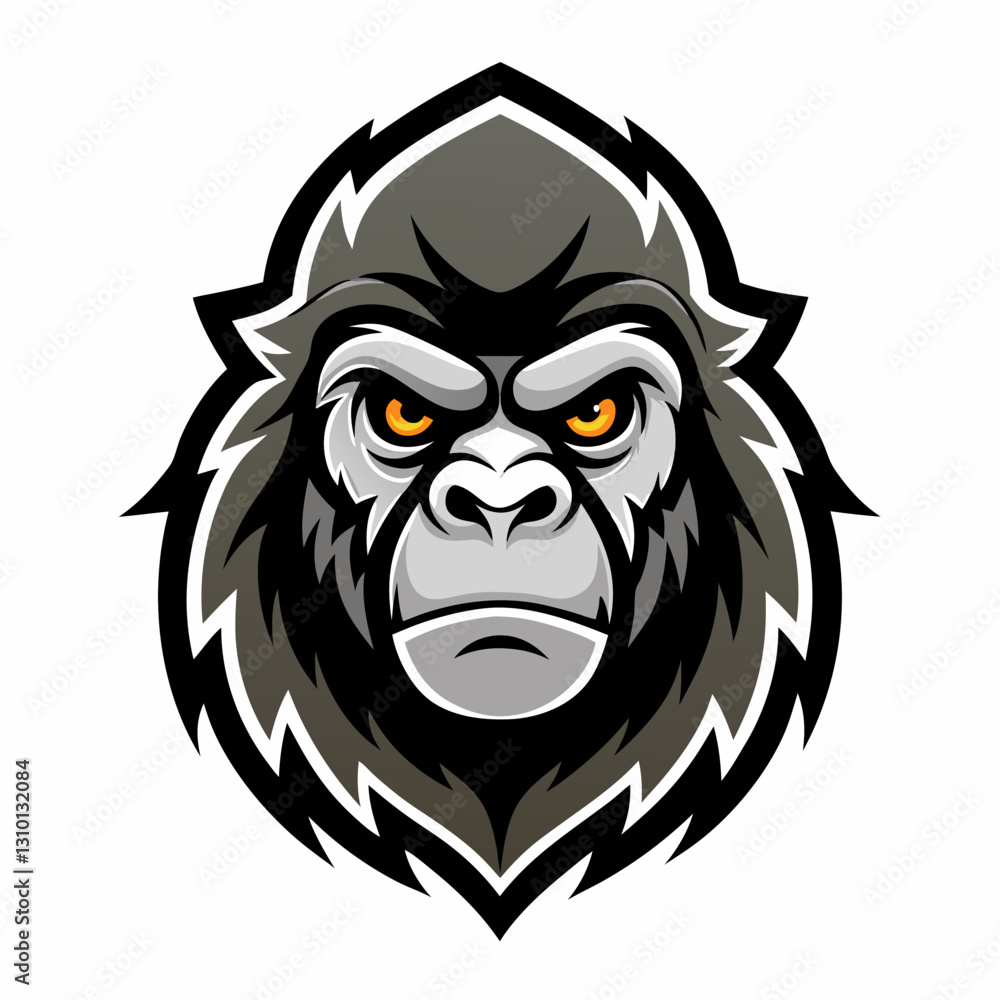 Fototapeta premium Simple Gorilla Logo Design Collections
