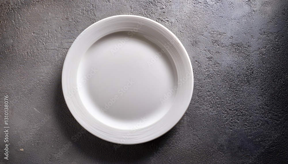 Stark Contrast An Empty White Plate on a Rough Concrete Backdrop Minimalist Artistry Meets Urban Grittiness, Showcasing a Study of Textures and Shapes in an Industrial Setting. Stark Contrast An Empty White Plate on a Rough Concrete Backdrop Minimalist Artistry Meets Urban Grittiness, Showcasing a Study of Textures and Shapes in an Industrial Setting.