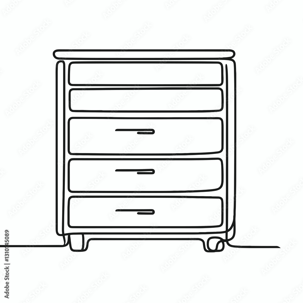 cabinet silhouette thin lines flat colors cabinet silhouette thin lines flat colors