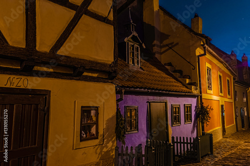 Prague Little houses on Golden street