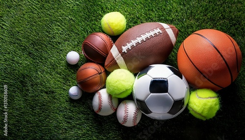 soccer ball on green grass