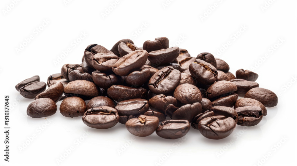 coffee beans on white background coffee beans on white background