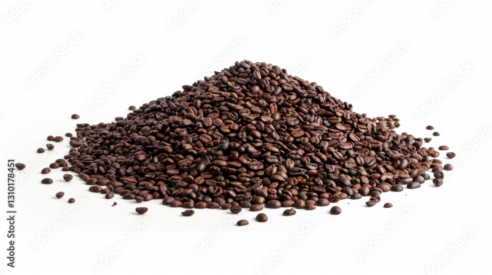 coffee beans on white background coffee beans on white background