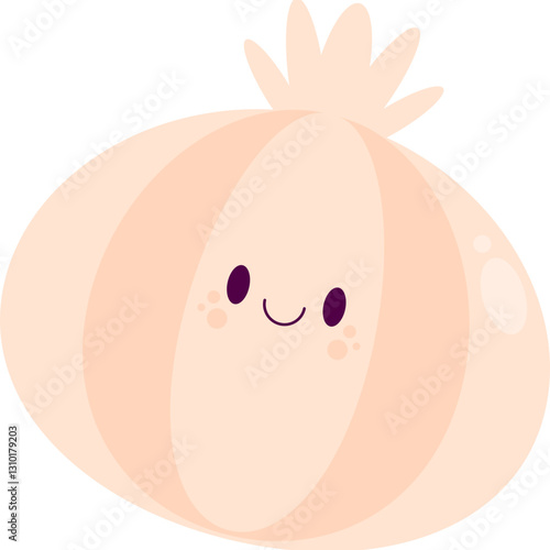 Vegetables kawai - icons