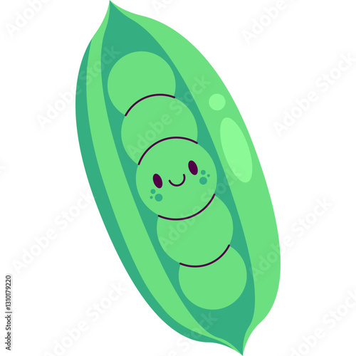 Vegetables kawai - icons