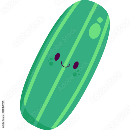 Vegetables kawai - icons