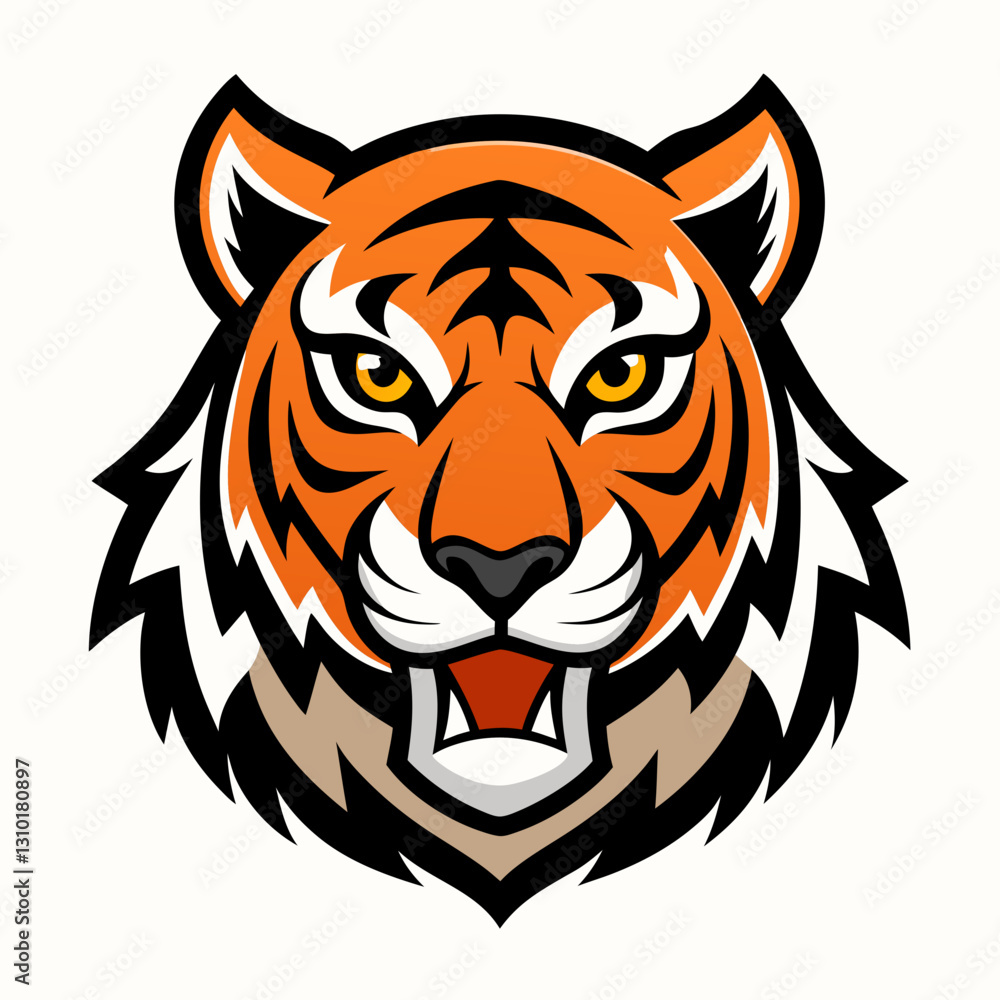 Fototapeta premium Simple Tiger Logo Design Collections